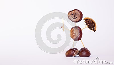 Chestnut man Stock Photo