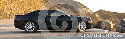 Chevrolet Camaro at Big Sur Editorial Stock Photo