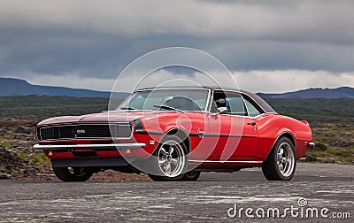 1968 Chevrolet Camaro SS Editorial Stock Photo