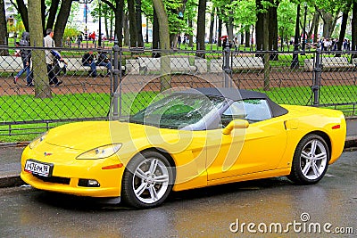 Chevrolet Corvette Editorial Stock Photo