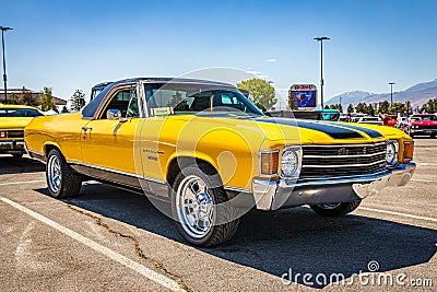 1972 Chevrolet El Camino Pickup Truck Editorial Stock Photo