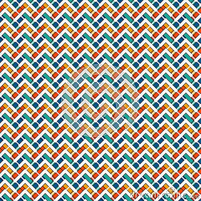 Chevron diagonal stripes abstract background. Seamless surface pattern with geometric ornament. Zigzag horizontal lines Vector Illustration