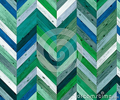 Chevron random color natural parquet seamless floor texture Stock Photo