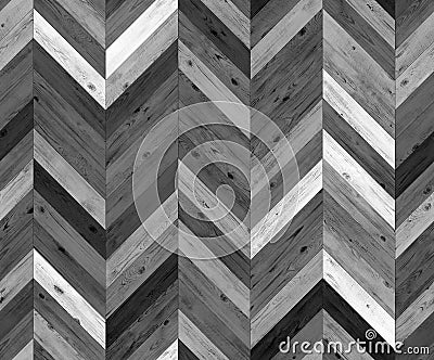 Chevron random color natural parquet seamless floor texture Stock Photo