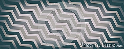 Chevron stripes in shades of gray brown and white, abstract vintage or retro design, geometric pattern background Stock Photo