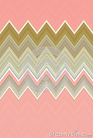 Chevron zigzag pink pattern abstract art background, coral, fuchsia, rose, salmon, roseate, color trends Stock Photo