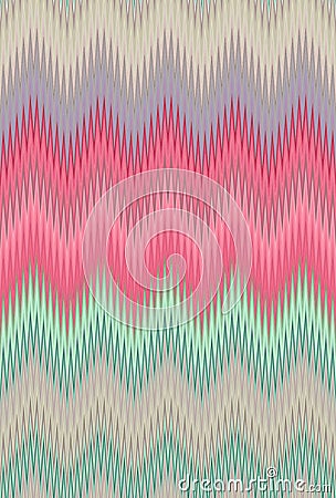 Chevron zigzag wave pattern abstract art. Colorful fashionable, trendy, stylish, modish seamless background trends Stock Photo