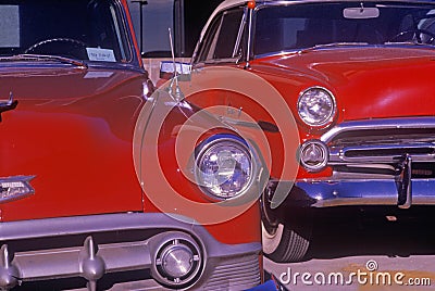 A 1953 Chevy antique car in Hollywood, California Editorial Stock Photo
