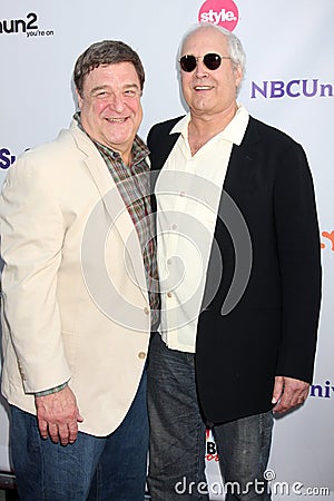 Chevy Chase, John Goodman Editorial Stock Photo