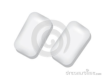 Chewing gum for your design and logo. Vector Illustration