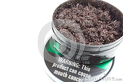 Chewing Tobacco Stock Photo