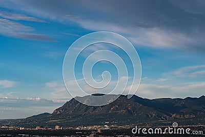 Cheyenne Mountain Stock Photo