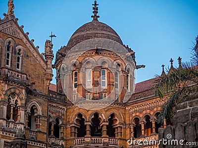 Chhatrapati Shivaji Terminus Stock Photo