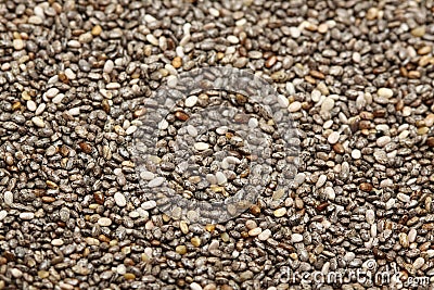 Chia seed Stock Photo