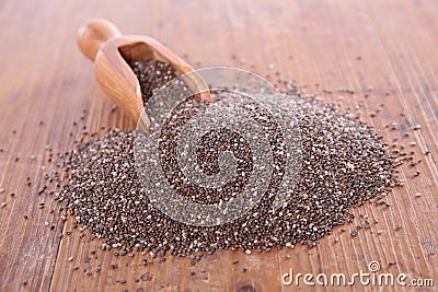 Chia seed Stock Photo