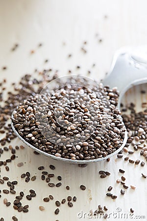 Chia seeds Stock Photo