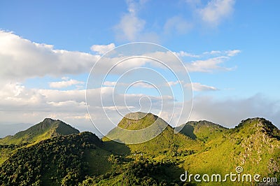 Chiang Dao mountain Stock Photo