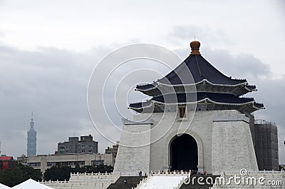 Chiang Kai-shek Memorial Hall Editorial Stock Photo