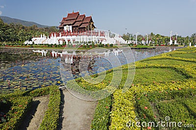 Chiang mai royal palace Stock Photo