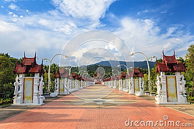 Ratchaphreuk Garden - Chiang Mai - Thailand Stock Photo