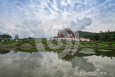 Chiang Mai, Thailand at Royal Flora Ratchaphruek Park. Stock Photo