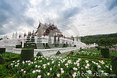 Chiang Mai, Thailand at Royal Flora Ratchaphruek Park. Stock Photo