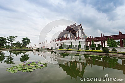 Chiang Mai, Thailand at Royal Flora Ratchaphruek Park. Stock Photo