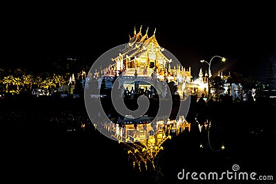 Chiangmai royal pavilion Stock Photo