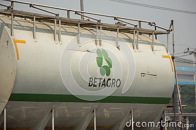 Animal food Tank Truck of Betagro Transport Editorial Stock Photo