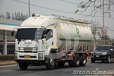 Animal food Tank Truck of Betagro Transport Editorial Stock Photo