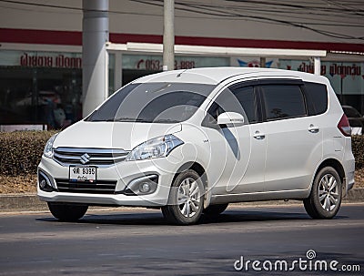 Private City MPV Car, Suzuki ertiga Editorial Stock Photo