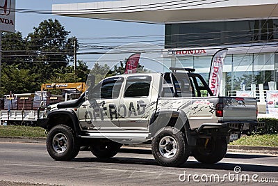 Private Toyota Hilux Tiger Pickup Truck. Editorial Stock Photo