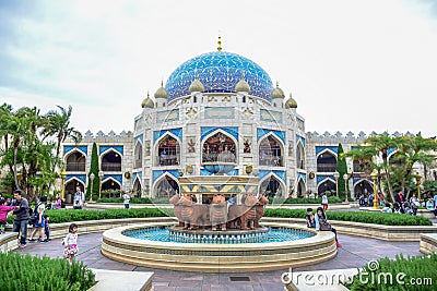 CHIBA, JAPAN: Arabian Coast attraction area in Tokyo Disneysea located in Urayasu, Chiba, Japan Editorial Stock Photo