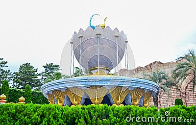 CHIBA, JAPAN: Arabian Coast attraction area in Tokyo Disneysea located in Urayasu, Chiba, Japan Editorial Stock Photo