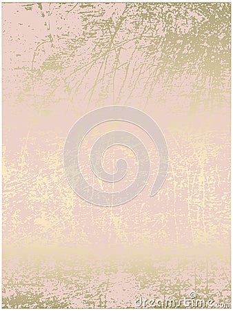 Chic blush pink gold trendy marble grunge texture Vector Illustration