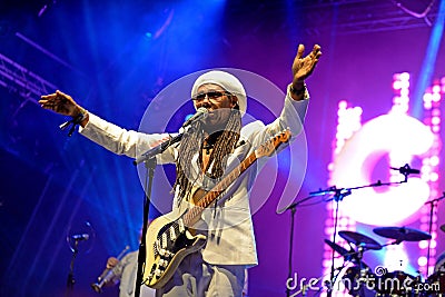 Chic featuring Nile Rodgers band performs at Sonar Festival Editorial Stock Photo
