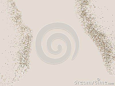 Chic pastel background with silver glitter brush stroke splash Stock Photo