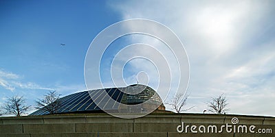 Chicago Adler Planetarium Stock Photo