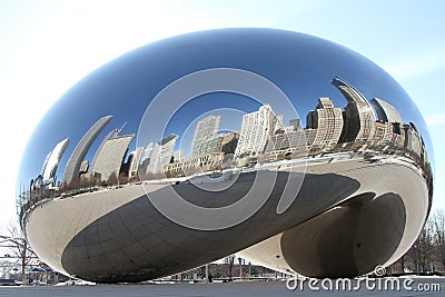 Chicago bean Editorial Stock Photo