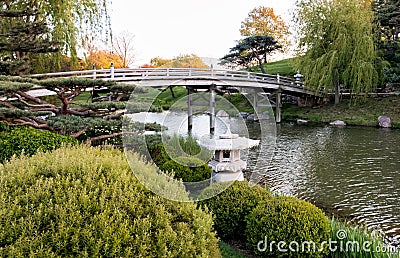 Chicago Botanic Garden Stock Photo