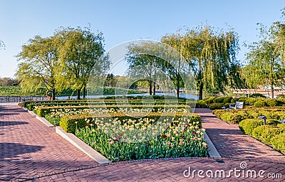 Chicago Botanic Garden Stock Photo