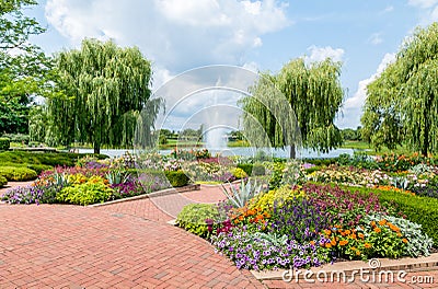 Chicago Botanic Garden, USA Stock Photo