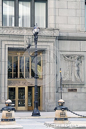 Chicago City Hall Stock Photo