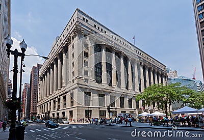 Chicago City Hall and County Building Editorial Stock Photo