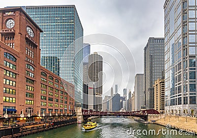 Chicago City, USA Editorial Stock Photo