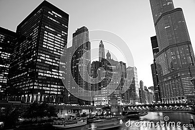 Chicago cityscape Stock Photo