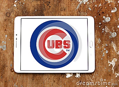 Chicago Cubs baseball team logo Editorial Stock Photo
