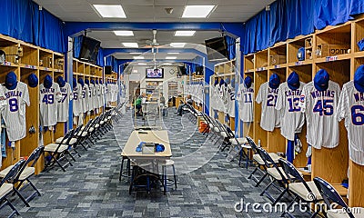 Chicago Cubs locker room Editorial Stock Photo