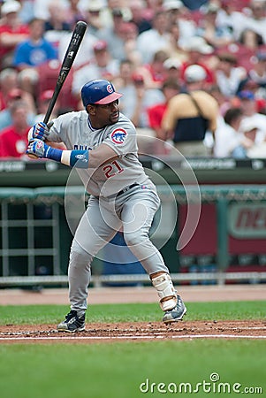 Chicago Cubs slugger Sammy Sosa Editorial Stock Photo