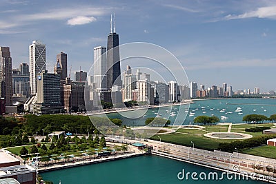 Chicago downtown 1 Stock Photo